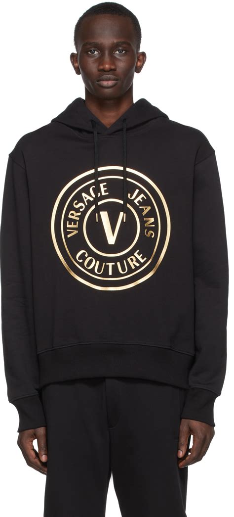 versace couture jeans w38 l32 mit emblemstickerei|Versace Jeans hoodie.